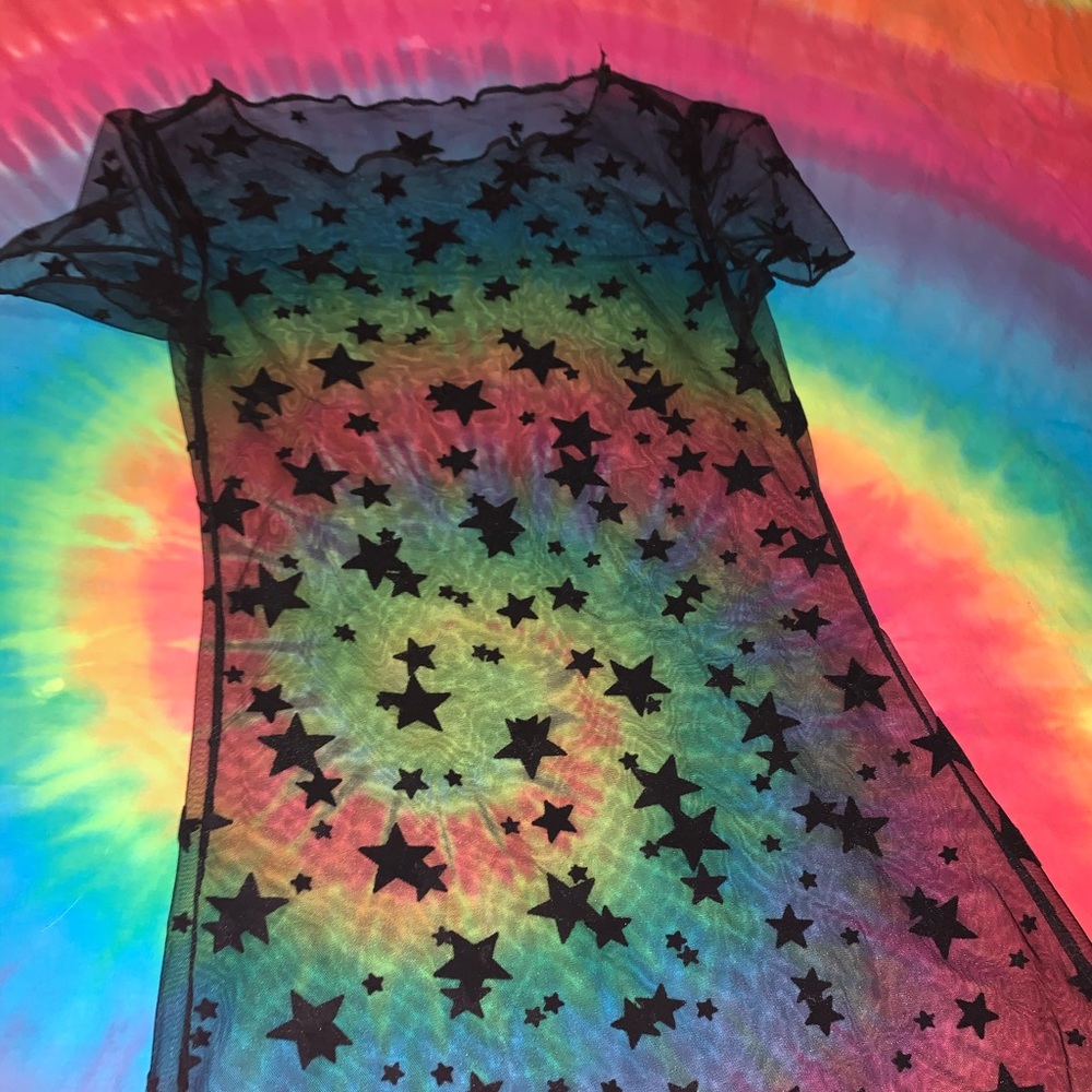 Sheer Star Cover up